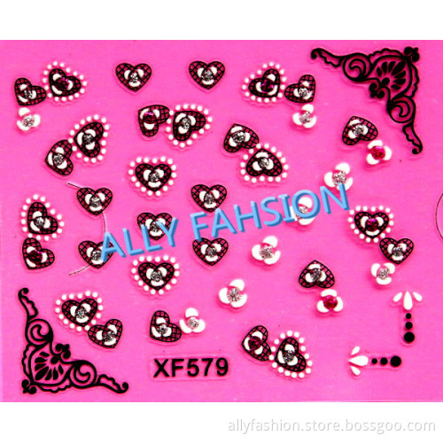 3D Nail sticker,3D Euro designs nail art,nail beauty, more than 1000designs nail stickers